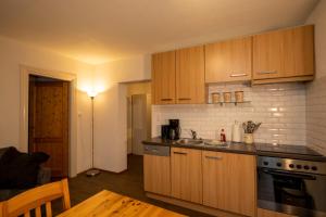 Kuchyňa alebo kuchynka v ubytovaní Alex Kaprun Apartment