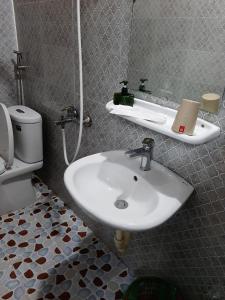 Phòng tắm tại Datani Mộc Châu Homestay