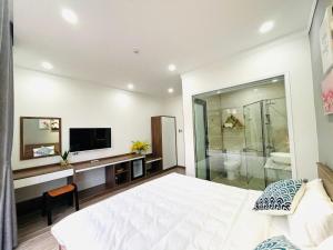 Voodi või voodid majutusasutuse Memory Inn - Green Villa toas