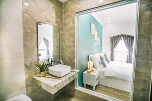Vannituba majutusasutuses Memory Inn - Green Villa