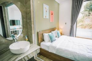 Voodi või voodid majutusasutuse Memory Inn - Green Villa toas