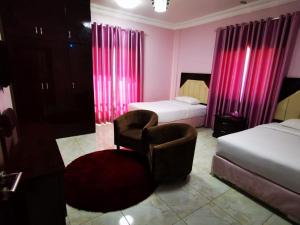 Postel nebo postele na pokoji v ubytování Address hotel Apartments العنوان للشقق الفندقية