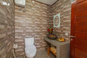 Koupelna v ubytování Mailaku House