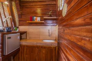 Kuchyň nebo kuchyňský kout v ubytování Mailaku House