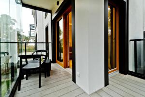Balkón alebo terasa v ubytovaní BlueApart Verano Residence