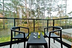 Balkón alebo terasa v ubytovaní BlueApart Verano Residence