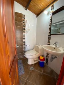Et badeværelse på La Casa del Conde