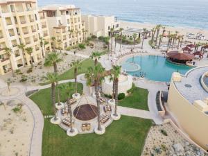 an aerial view of a resort with a swimming pool at The Towers at Pueblo Bonito Pacifica - All Inclusive - Adults Only in Cabo San Lucas