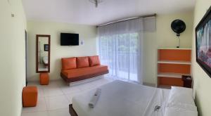 TV a/nebo společenská místnost v ubytování Hotel Bellavista Premium