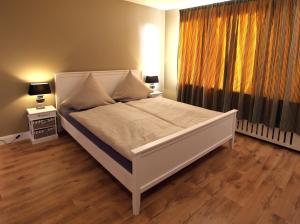 Postel nebo postele na pokoji v ubytování Das Märchenhaus