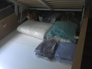 Säng eller sängar i ett rum på Madrid Ensanche de Vallecas Flat