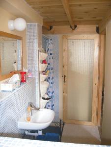 Koupelna v ubytování Guesthouse Gonia