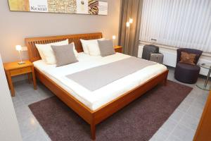 מיטה או מיטות בחדר ב-Hotel Kickert