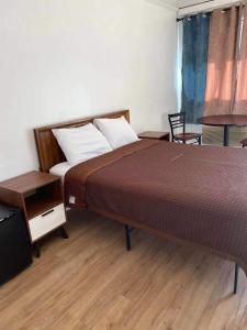 Postel nebo postele na pokoji v ubytování Village Motel