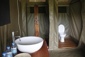 Kupaonica u objektu Osero Serengeti Luxury Tented Camp