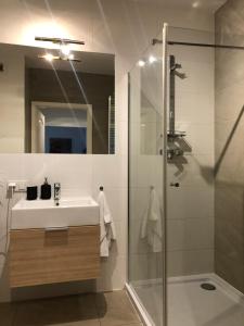 Kúpeľňa v ubytovaní Airport Apartment Warszawa