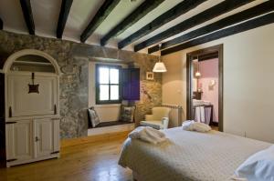 Cama o camas de una habitación en La Casona de Suesa