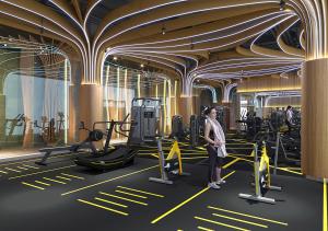 The fitness center and/or fitness facilities at Sunway Resort