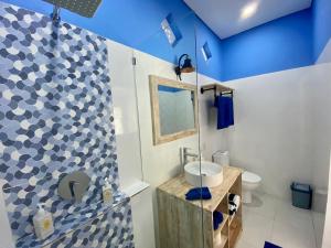Koupelna v ubytování Kura Kura Divers Lodge