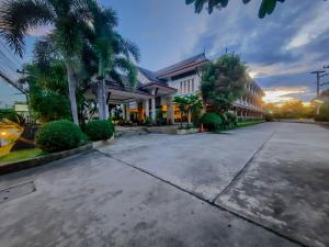 Zahrada ubytování Ariya inn Chiangrai