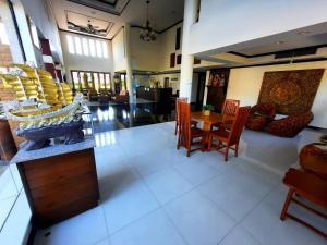 Posezení v ubytování Ariya inn Chiangrai