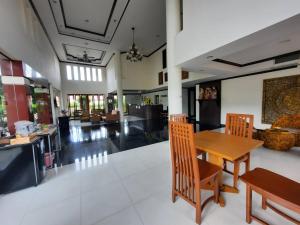 Posezení v ubytování Ariya inn Chiangrai