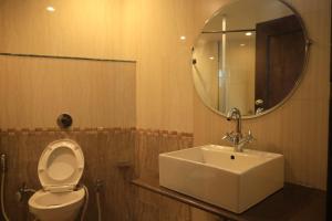 Koupelna v ubytování Hotel Pratap Heritage