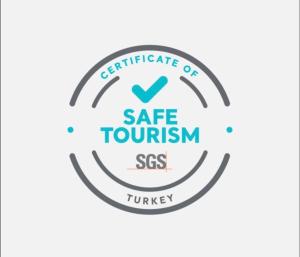 Certifikát, hodnocení, plakát nebo jiný dokument vystavený v ubytování Saray Hotel
