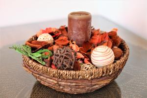 a basket filled with different types of cookies at Apartment Garden M&M in Dubrovnik