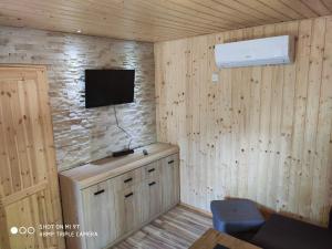 TV a/nebo společenská místnost v ubytování Camping Marina