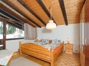 Vuode tai vuoteita majoituspaikassa Ferienwohnung mit Sauna in Gargellen - A 064.006 - 8
