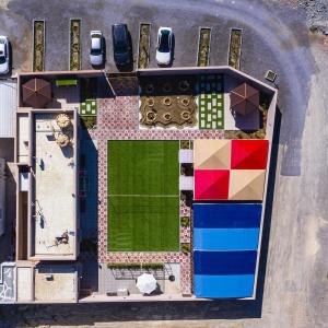 Letecký snímek ubytování Al Massah Hostel إستراحة الماسة