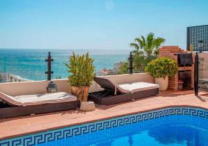 Basen w obiekcie Spectacular views of the sea, Punta Lara, Nerja, Nº7 lub w pobliżu