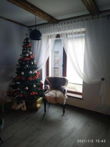 Posezení v ubytování Князів Двір