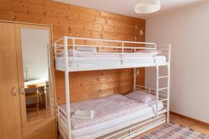 Voodi või voodid majutusasutuse Chalet Lyngen toas