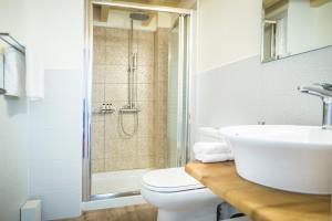 Koupelna v ubytování Villa Andromahi