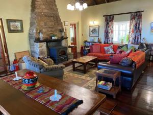 Posezení v ubytování Bredon Cottage