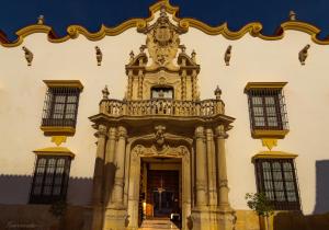 The facade or entrance of Palacio Marques de la Gomera