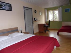 Ein Bett oder Betten in einem Zimmer der Unterkunft Bed en Breakfast le freyr