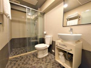 Kopalnica v nastanitvi Hub Hotel Ximen Inn