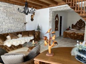 Posezení v ubytování Ferienhaus Kramser