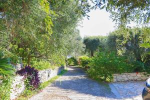 A garden outside Villa Natasha
