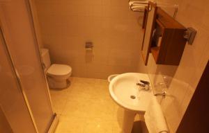 Koupelna v ubytování Hostal Orejas