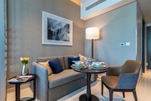 Posezení v ubytování The Smart Concierge - Damac Maison Prive