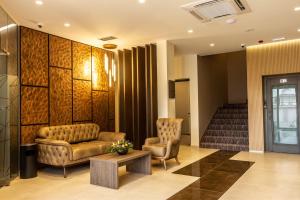 Χώρος καθιστικού στο NEW Garni Hotel FILIA