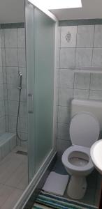 Koupelna v ubytování Studio Apartment Milica