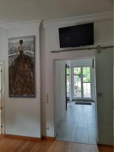 TV o dispositivi per l'intrattenimento presso Hanghaus der Villa Oderblick