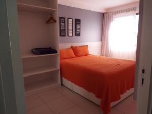 Postel nebo postele na pokoji v ubytování Barra Bali Beach Service - Apto 114