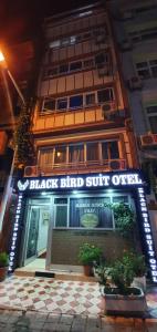 イスタンブールにあるBlack Bird Suite Hotelの黒鳥
