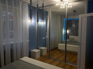 Vannas istaba naktsmītnē Rezekne Lux Apartments